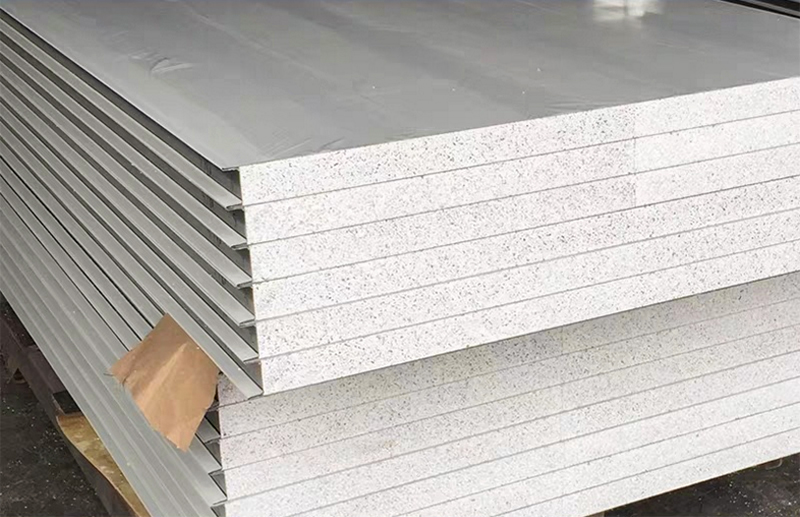 岩棉玻镁夹芯板,净化板材 岩棉玻镁夹芯板,净化板材